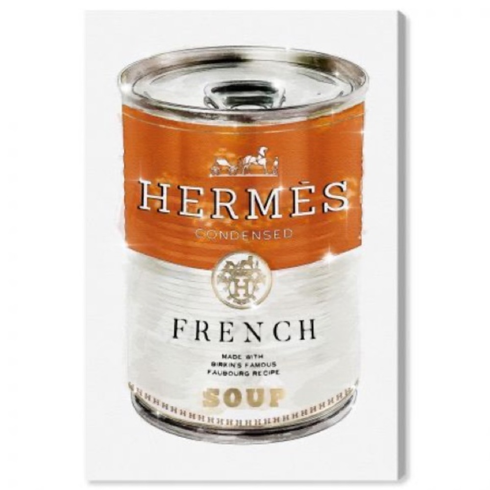Orange Soup Can Canvas Print